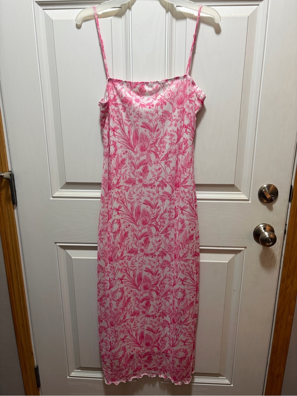 SHEIN pink floral dress